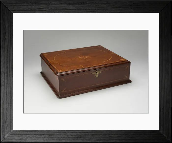 Framed Print : Desk Box, 1730 / 60. Creator: Unknown Framed Print : Desk Box, 1730 / 60. Creator: Unknown