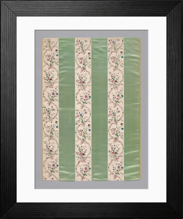 Framed Print : Panel, China, Qing dynasty (1644-1911), 1701 / 25. Creator: Unknown Framed Print : Panel, China, Qing dynasty (1644-1911), 1701 / 25. Creator: Unknown