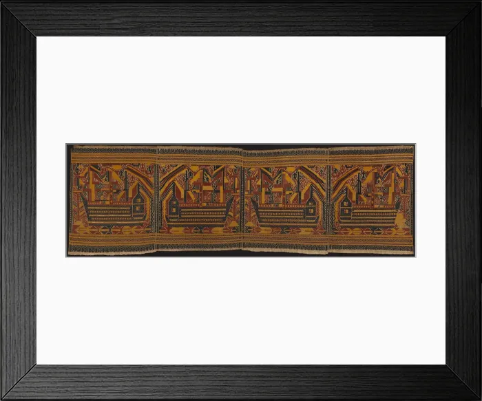 Framed Print : Ceremonial Textile, Indonesia, End of the 19th century. Creator: Unknown Framed Print : Ceremonial Textile, Indonesia, End of the 19th century. Creator: Unknown