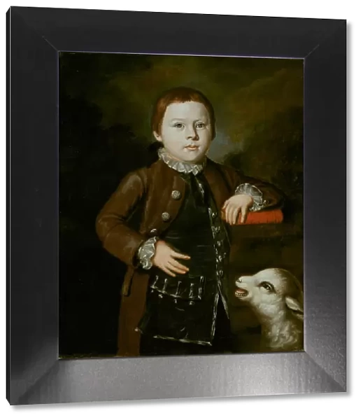 Boy of Hallett Family with Lamb, 1766  /  76. Creator: Unknown