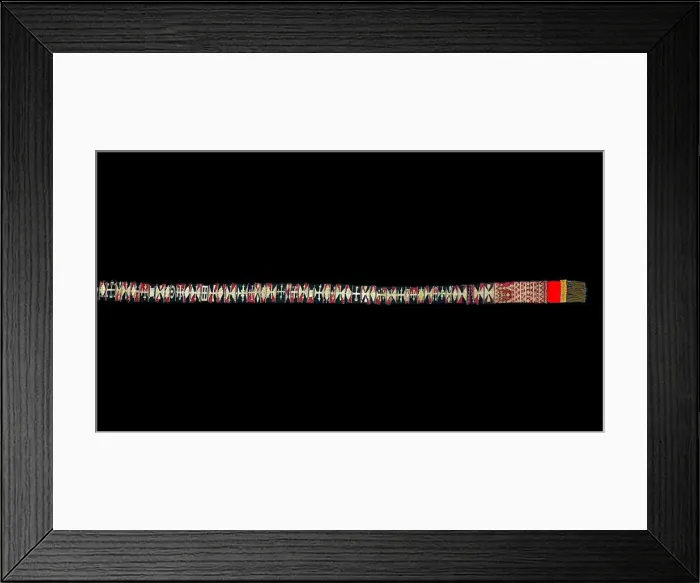 Framed Print : Ceremonial Waist Sashes (ikak pinggang), Sumatra, 19th century. Creator: Unknown Framed Print : Ceremonial Waist Sashes (ikak pinggang), Sumatra, 19th century. Creator: Unknown