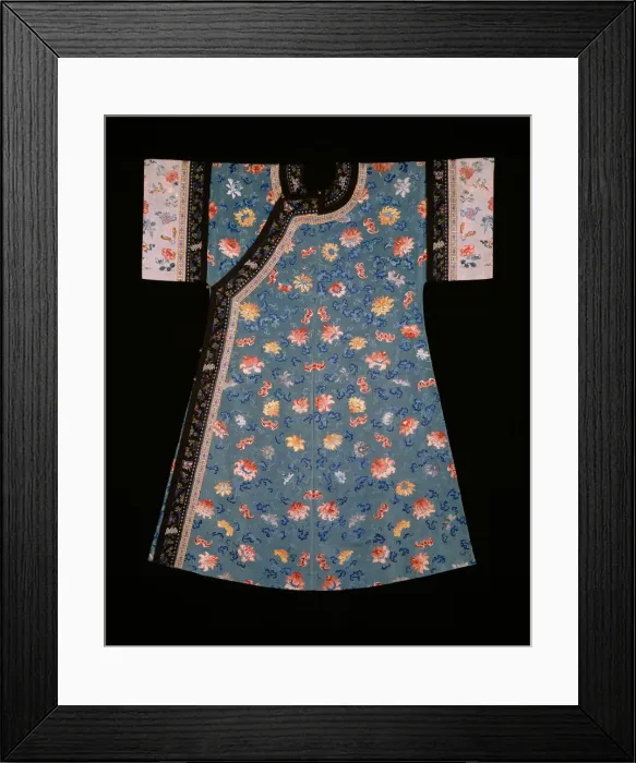 Framed Print : Womans Changfu (Informal Court Robe), China, Qing dynasty (1644-1911) Framed Print : Womans Changfu (Informal Court Robe), China, Qing dynasty (1644-1911)