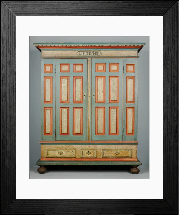 Framed Print : Schrank, c. 1790. Creator: Unknown Framed Print : Schrank, c. 1790. Creator: Unknown
