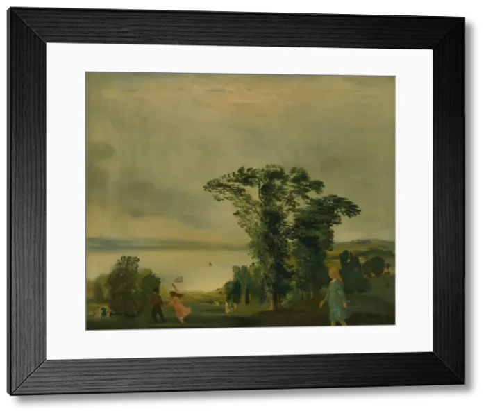 Framed Print : Our River Hudson, 1903. Creator: Arthur Davies Framed Print : Our River Hudson, 1903. Creator: Arthur Davies