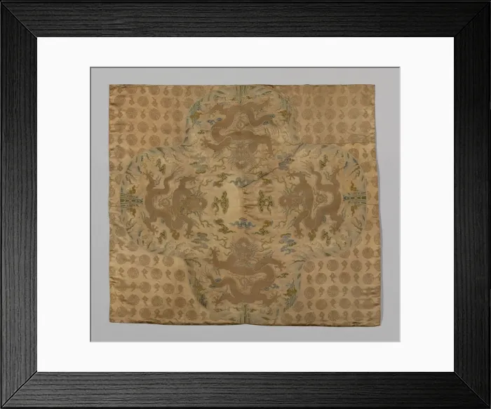 Framed Print : Uncut Yardage (Dress Fabric), China, Kangxi period, Qing dynasty (1644-1911), 1700 / 25 Framed Print : Uncut Yardage (Dress Fabric), China, Kangxi period, Qing dynasty (1644-1911), 1700 / 25