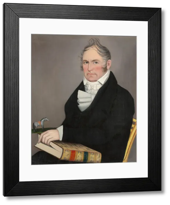 Framed Print : Cornelius Allerton, 1821 / 22. Creator: Ammi Phillips Framed Print : Cornelius Allerton, 1821 / 22. Creator: Ammi Phillips