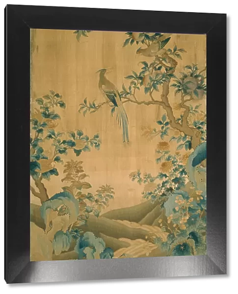 Panel (Furnishing Fabric), China, Qing dynasty(1644-1911), 1750  /  1800. Creator: Unknown