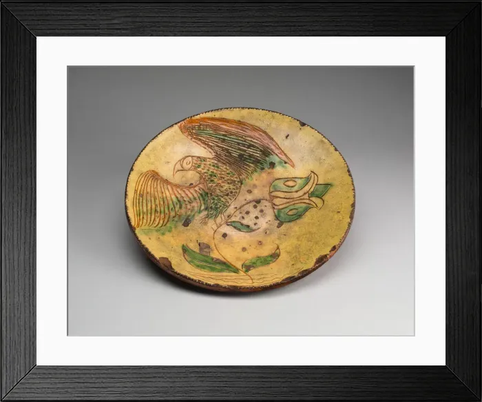 Framed Print : Plate, 1790 / 1830. Creator: Unknown Framed Print : Plate, 1790 / 1830. Creator: Unknown