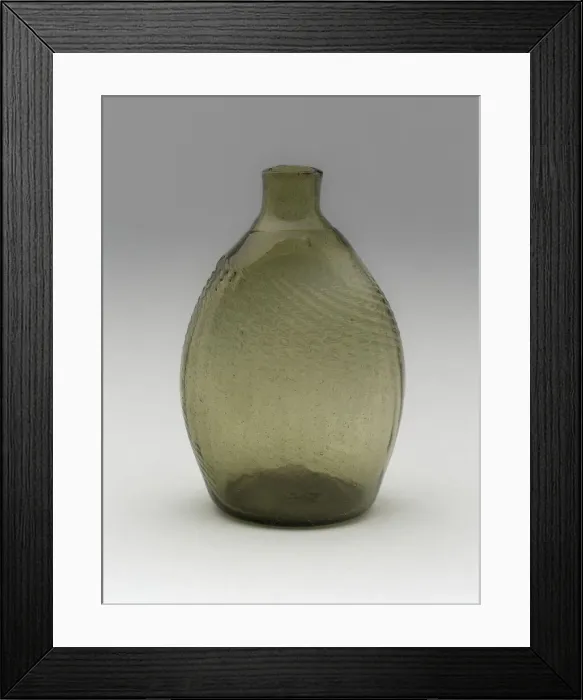 Framed Print : Flask, 1790 / 1830. Creator: Unknown Framed Print : Flask, 1790 / 1830. Creator: Unknown