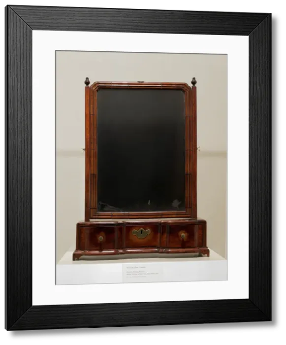 Framed Print : Dressing Glass, 1740 / 60. Creator: Unknown Framed Print : Dressing Glass, 1740 / 60. Creator: Unknown