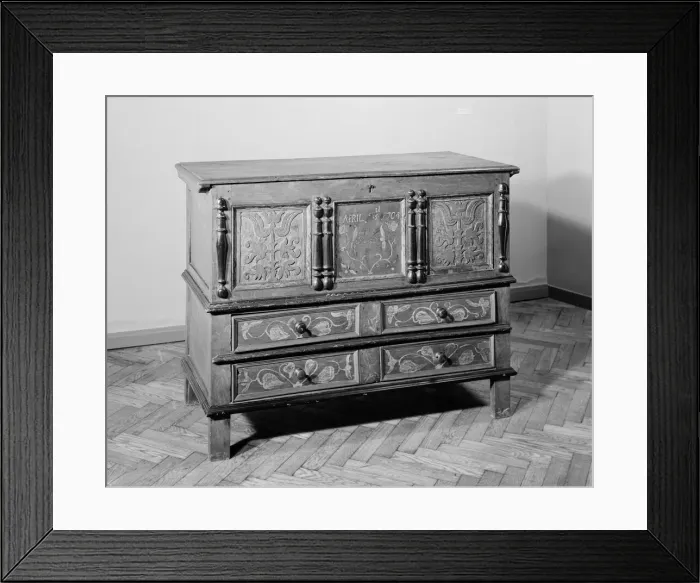 Framed Print : Chest, 1704. Creator: Unknown Framed Print : Chest, 1704. Creator: Unknown