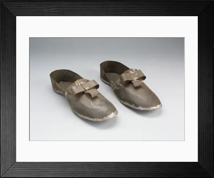 Framed Print : Mens Shoes (Anniversary Tin), 1850 / 1900. Creator: Unknown Framed Print : Mens Shoes (Anniversary Tin), 1850 / 1900. Creator: Unknown