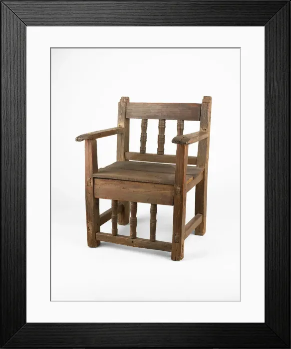 Framed Print : Armchair, 1780 / 1830. Creator: Unknown Framed Print : Armchair, 1780 / 1830. Creator: Unknown