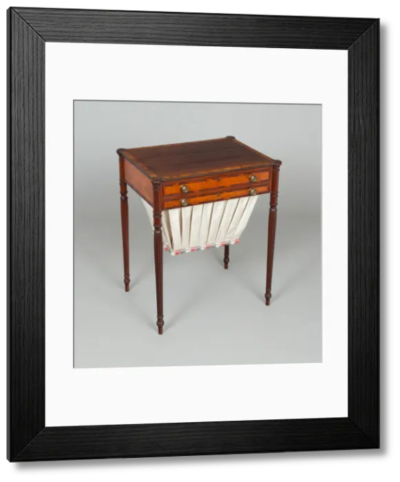 Framed Print : Work Table, 1800  /  10. Creator: Unknown
