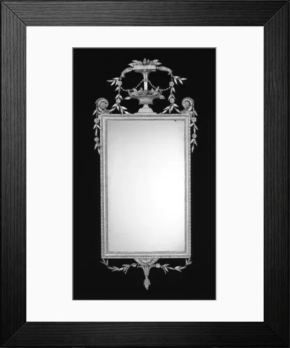 Framed Print : Looking Glass, 1790 / 1812. Creator: Unknown Framed Print : Looking Glass, 1790 / 1812. Creator: Unknown
