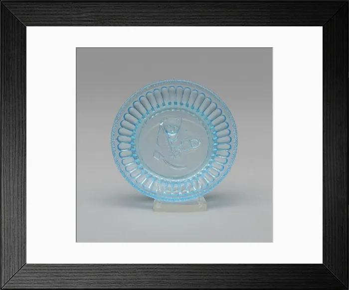 Framed Print : Toy plate, c. 1850. Creator: Unknown Framed Print : Toy plate, c. 1850. Creator: Unknown