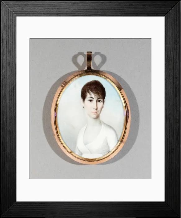 Framed Print : Mrs. Charles Donald McNeill (Martha Kingsley), 1800 / 3. Creator: Unknown Framed Print : Mrs. Charles Donald McNeill (Martha Kingsley), 1800 / 3. Creator: Unknown