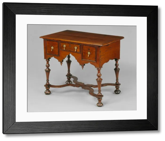Framed Print : Dressing Table, 1700 / 30. Creator: Unknown Framed Print : Dressing Table, 1700 / 30. Creator: Unknown