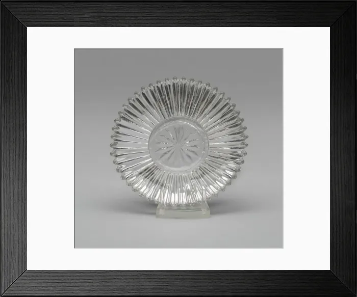 Framed Print : Cup plate, 1800 / 40. Creator: Unknown Framed Print : Cup plate, 1800 / 40. Creator: Unknown
