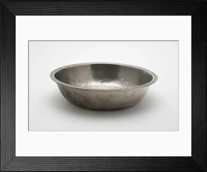 Framed Print : Basin, 1800 / 50. Creator: Unknown Framed Print : Basin, 1800 / 50. Creator: Unknown