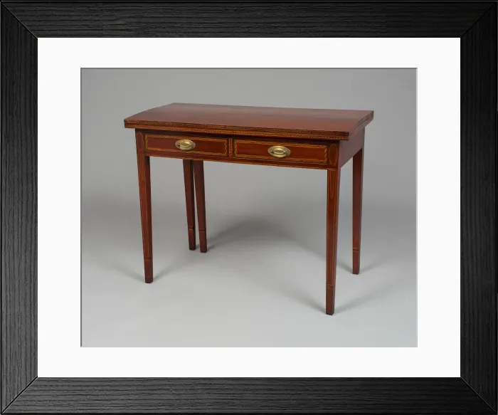 Framed Print : Card Table, 1805 / 15. Creator: Unknown Framed Print : Card Table, 1805 / 15. Creator: Unknown