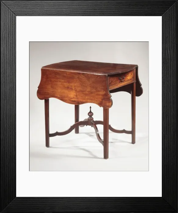 Framed Print : Pembroke Table, c. 1790. Creator: Unknown Framed Print : Pembroke Table, c. 1790. Creator: Unknown