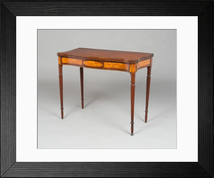 Framed Print : Card Table, 1800 / 15. Creator: Unknown Framed Print : Card Table, 1800 / 15. Creator: Unknown