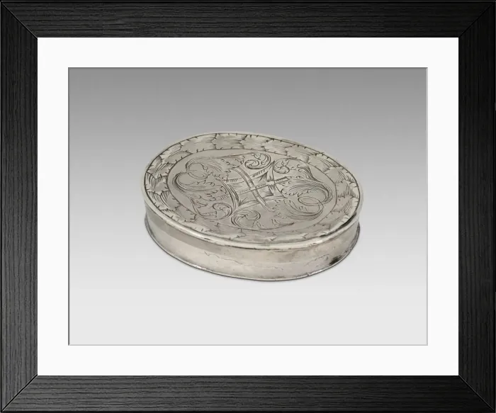 Framed Print : Patch Box, 1710 / 30. Creator: Unknown Framed Print : Patch Box, 1710 / 30. Creator: Unknown