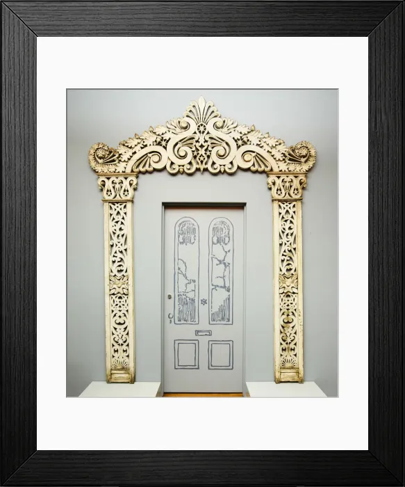 Framed Print : Doorframe, 1840 / 60. Creator: Unknown Framed Print : Doorframe, 1840 / 60. Creator: Unknown