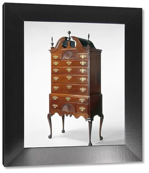 High Chest of Drawers, 1760  /  75. Creator: Unknown