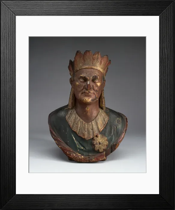 Framed Print : Figurehead, c. 1820. Creator: Unknown Framed Print : Figurehead, c. 1820. Creator: Unknown