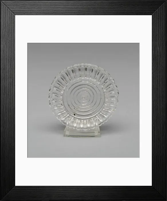 Framed Print : Cup plate, 1840-1850. Creator: Unknown Framed Print : Cup plate, 1840-1850. Creator: Unknown