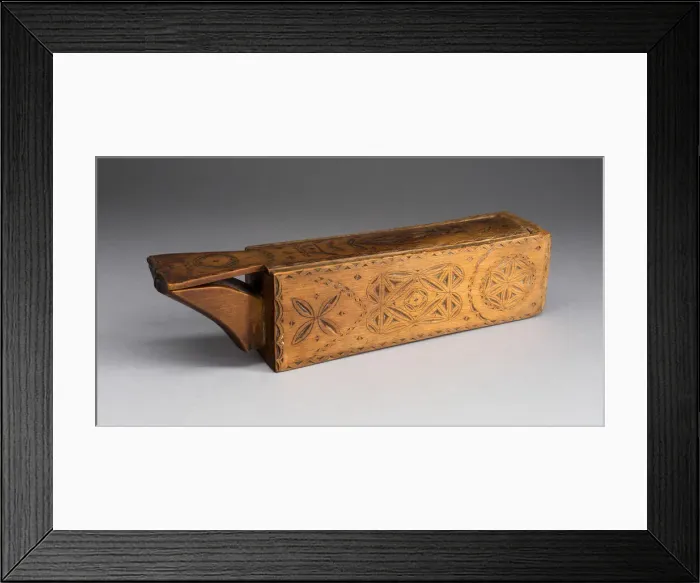 Framed Print : Box, 1750 / 1850. Creator: Unknown Framed Print : Box, 1750 / 1850. Creator: Unknown