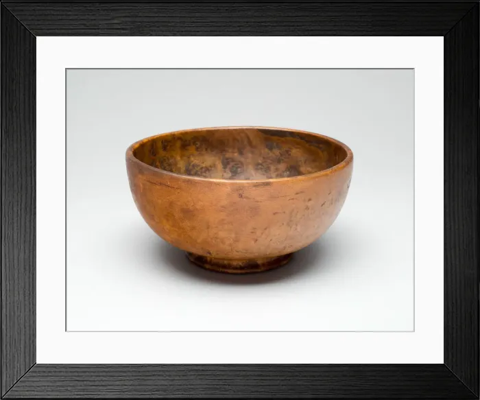 Framed Print : Bowl, 1820 / 60. Creator: Unknown Framed Print : Bowl, 1820 / 60. Creator: Unknown