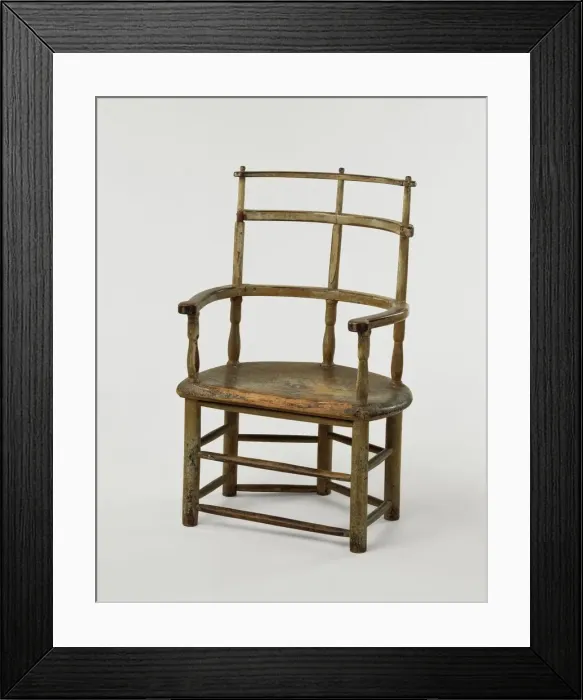 Framed Print : Windsor Armchair, 1785 / 1820. Creator: Unknown Framed Print : Windsor Armchair, 1785 / 1820. Creator: Unknown