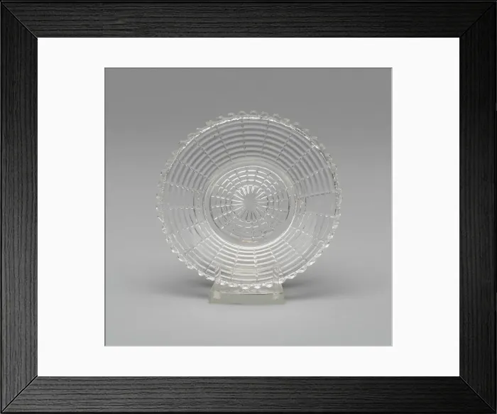 Framed Print : Cup plate, 1830 / 40. Creator: Unknown Framed Print : Cup plate, 1830 / 40. Creator: Unknown