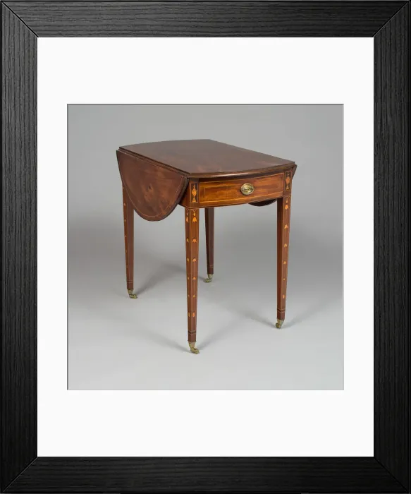 Framed Print : Pembroke Table, 1790 / 1805. Creator: Unknown Framed Print : Pembroke Table, 1790 / 1805. Creator: Unknown