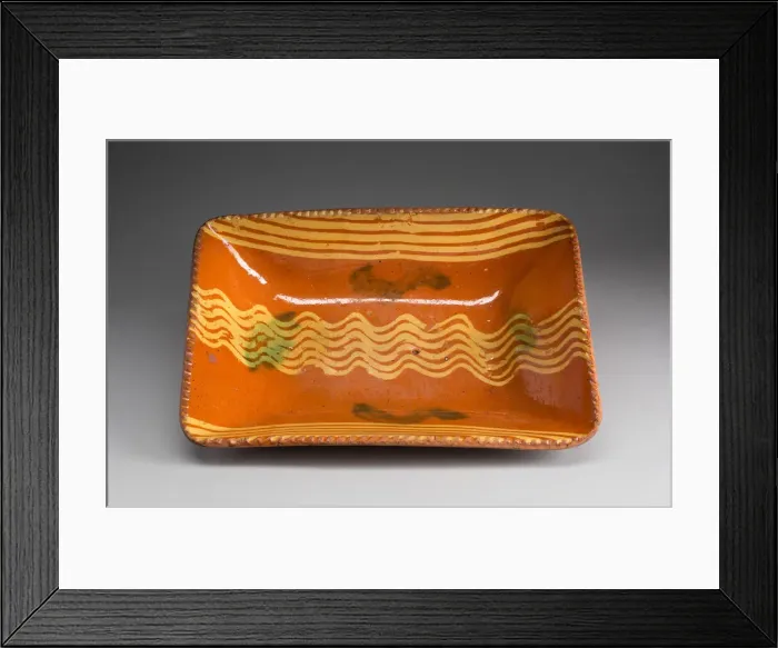 Framed Print : Dish, 1790 / 1860. Creator: Unknown Framed Print : Dish, 1790 / 1860. Creator: Unknown
