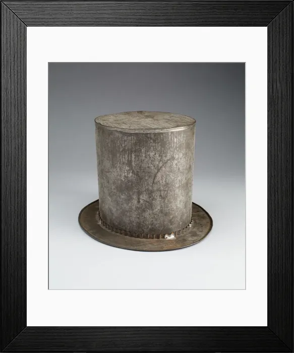 Framed Print : Top Hat (Anniversary Tin), 1850 / 1900. Creator: Unknown Framed Print : Top Hat (Anniversary Tin), 1850 / 1900. Creator: Unknown