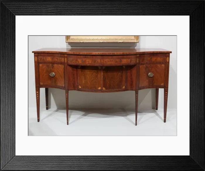 Framed Print : Sideboard, 1790 / 1815. Creator: Unknown Framed Print : Sideboard, 1790 / 1815. Creator: Unknown