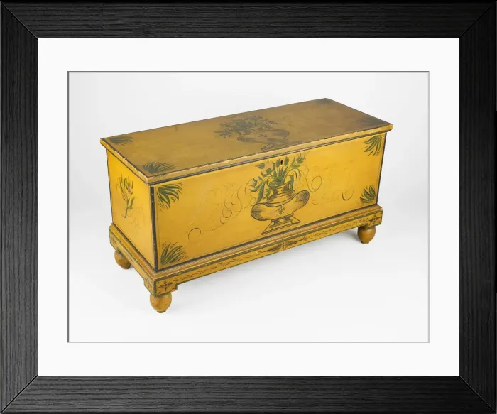 Framed Print : Chest, c. 1830. Creator: Unknown Framed Print : Chest, c. 1830. Creator: Unknown