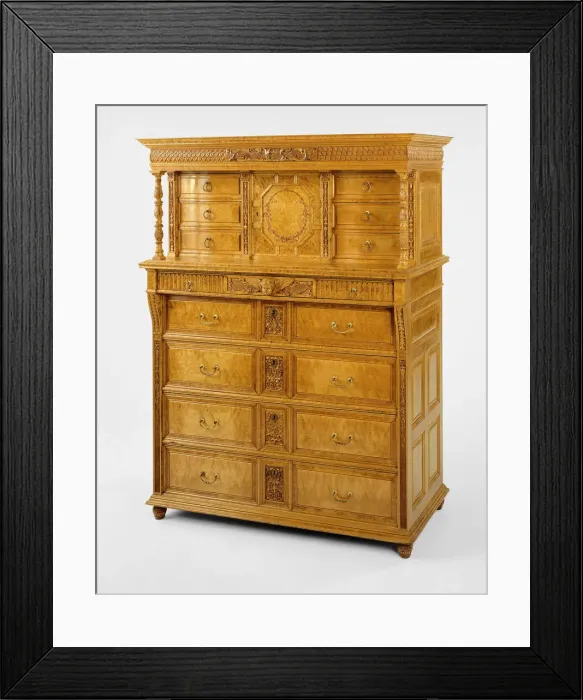 Framed Print : Chest of Drawers, 1878 / 84. Creator: Unknown Framed Print : Chest of Drawers, 1878 / 84. Creator: Unknown