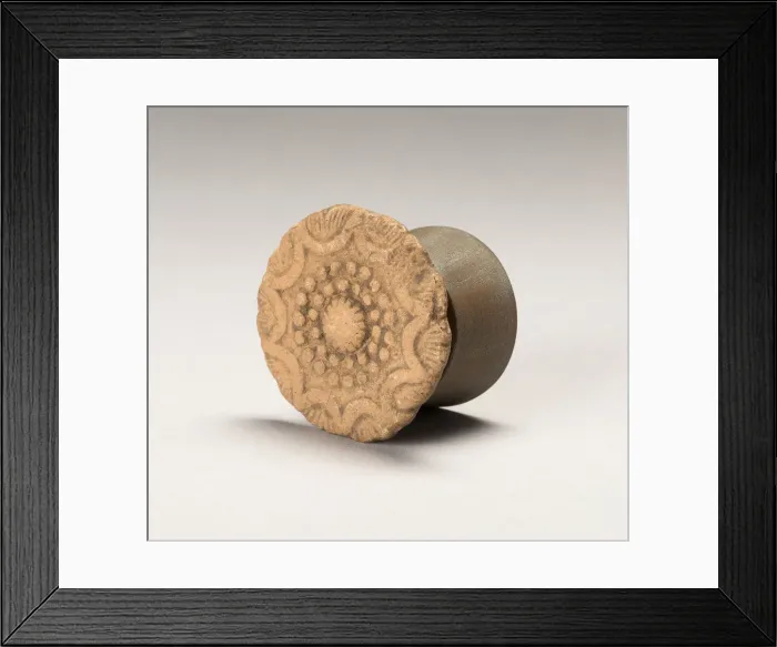 Framed Print : Earflare with Flower-like Modeled Relief, A. D. 1450 / 1521. Creator: Unknown Framed Print : Earflare with Flower-like Modeled Relief, A. D. 1450 / 1521. Creator: Unknown