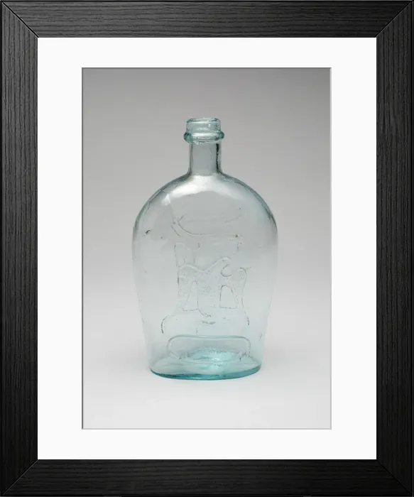 Framed Print : Flask, 1860 / 75. Creator: Unknown Framed Print : Flask, 1860 / 75. Creator: Unknown