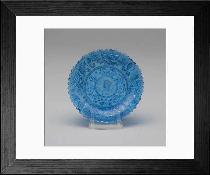 Framed Print : Cup plate, c. 1844. Creator: Unknown Framed Print : Cup plate, c. 1844. Creator: Unknown