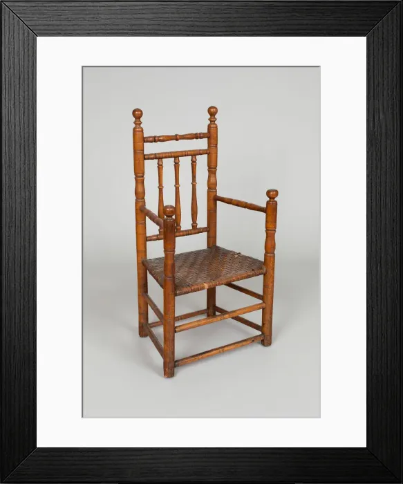Framed Print : Armchair, 1680 / 1710. Creator: Unknown Framed Print : Armchair, 1680 / 1710. Creator: Unknown
