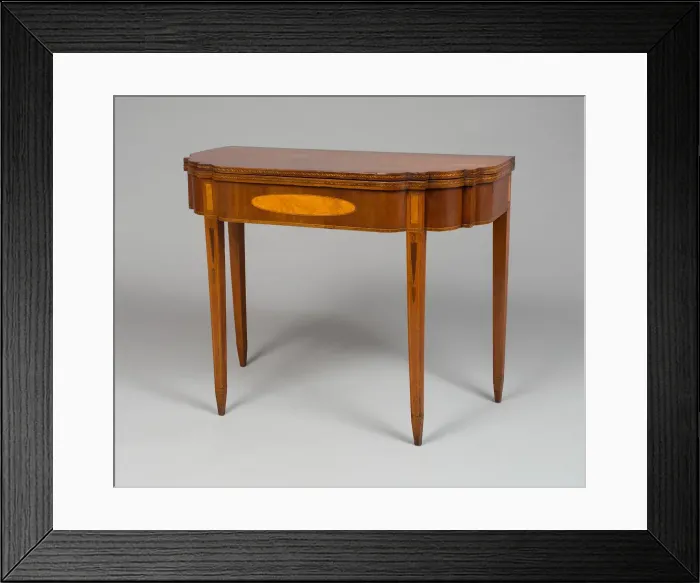 Framed Print : Card Table, 1816 / 30. Creator: Unknown Framed Print : Card Table, 1816 / 30. Creator: Unknown