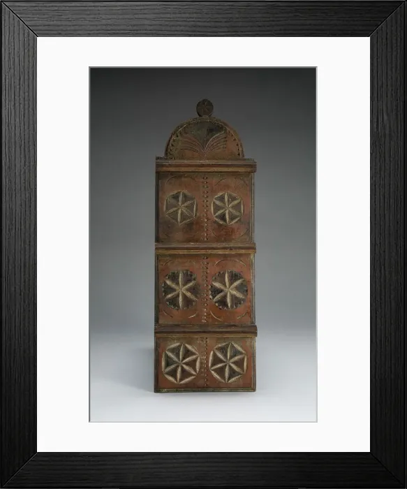 Framed Print : Spoon Rack, 1730 / 75. Creator: Unknown Framed Print : Spoon Rack, 1730 / 75. Creator: Unknown