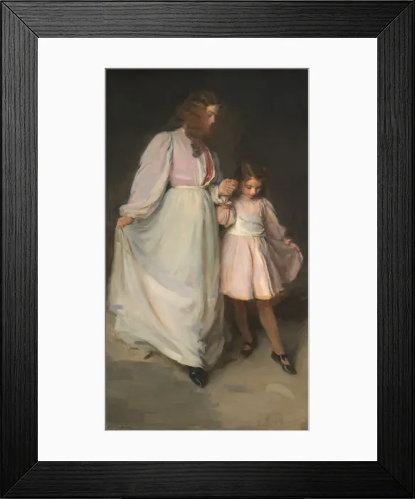 Framed Print : Dorothea and Francesca, 1898. Creator: Cecilia Beaux Framed Print : Dorothea and Francesca, 1898. Creator: Cecilia Beaux