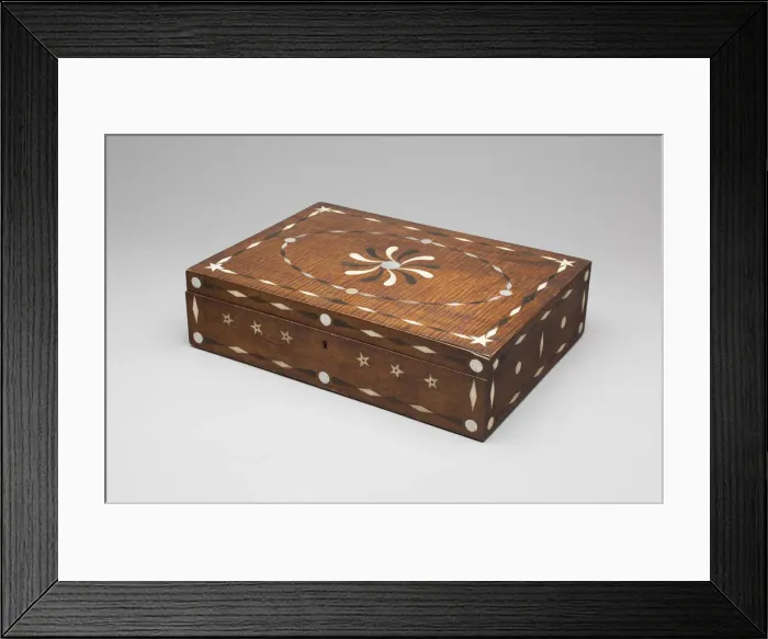 Framed Print : Box, c. 1830. Creator: Unknown Framed Print : Box, c. 1830. Creator: Unknown